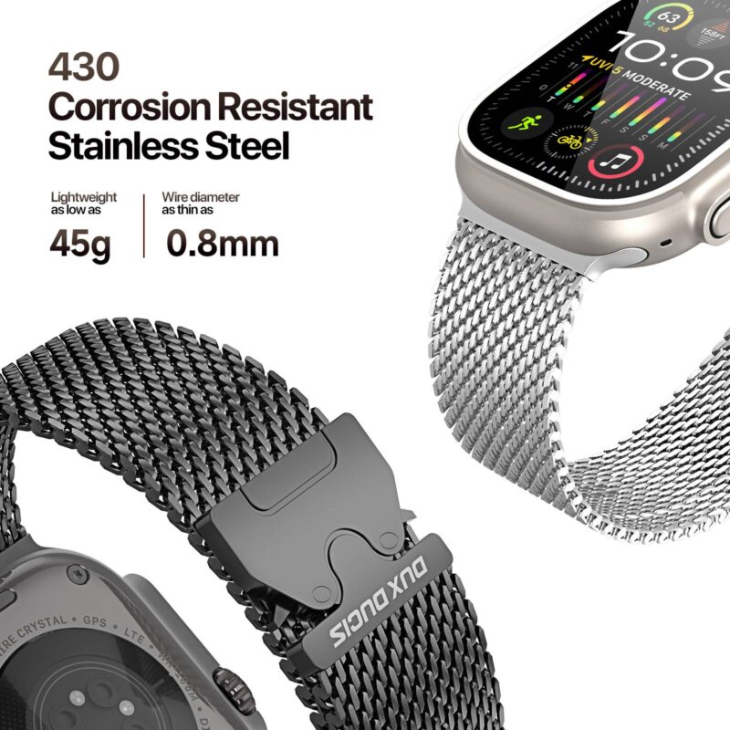 Dây Đeo Apple Watch DUX DUCIS Milanese Air Series