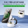 Đế Sạc Không Dây 5 in 1 Duzzona W23 Có Loa Bluetooth và Đèn Ngủ