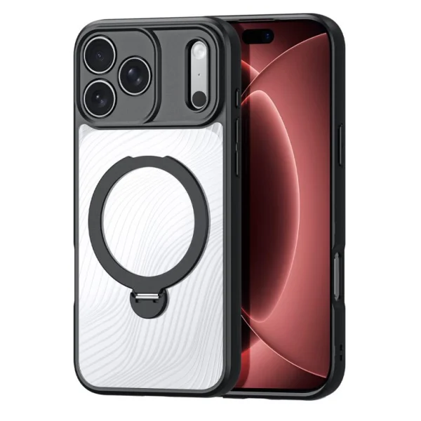 Ốp Lưng Dux Ducis Aimo Magnetic Ring Stand Cho iPhone 18 Series